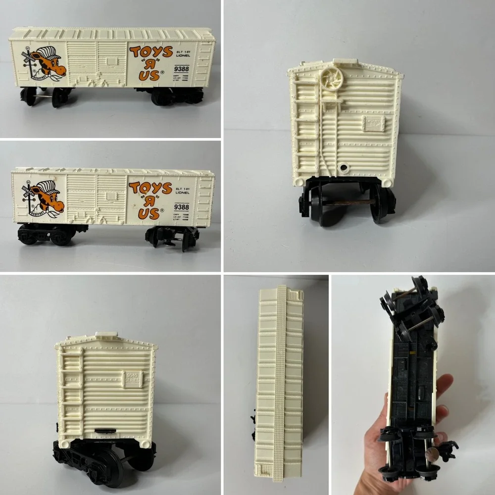 Vintage 1981 Lionel 8902 Train Lot 5 Cars O Gauge Transformer Paperwork Untested